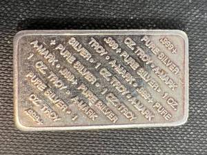 1 TROY OZ .999 FINE SILVER A-MARK BAR