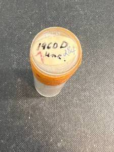 UNCIRCULATED ROLL OF 1960-D US ROOSEVELT 50 COINS