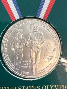 1995 US OLYMPIC SILVER COIN