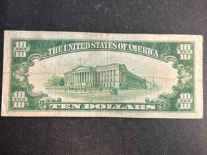 1928 US $10 GOLD CERTIFICATE