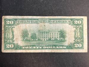 1928 US $20 GOLD CERTIFICATE