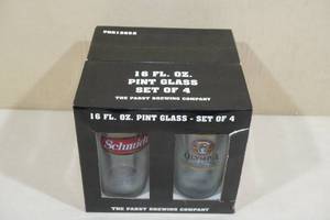 4 Beer Glasses