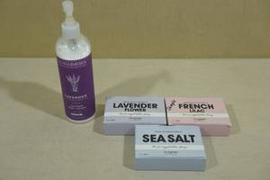 3 Pure Vegetable Soap Bars with 11.5oz Bottle of Lotion