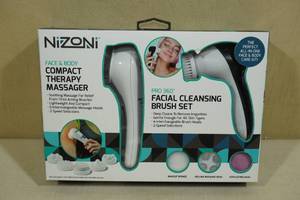 Nizoni Face & Body Compact Therapy MessagerFacial Cleansing Brush