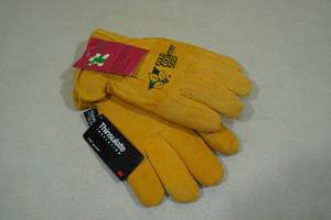 Yellow Deer Split Gloves Medium