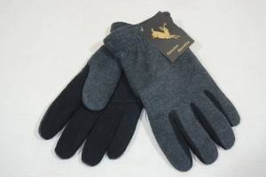 Hand Armor Deerskin Leather Polar Fleece Gloves Large