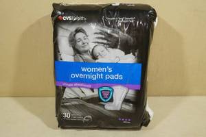 Womens Overnight Pads 30 Pack