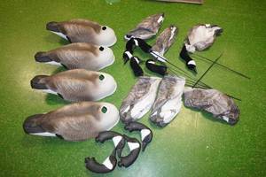 10 Assorted Style Goose Decoys
