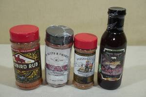 3 BBQ Seasonings with St Louis Style Sauce