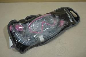 Cressi Pano 3 Snorkel Set ClearPink