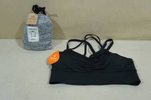 Hello Mello Cowl Neck Top and Handful Bra -Medium