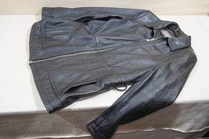 Wilson Black Leather Jacket Medium