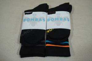2 Pairs Bombas Socks Small