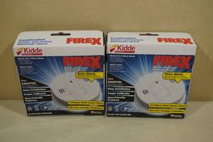 2 Kidde FireX Smoke and Carbon Monoxide Alarms