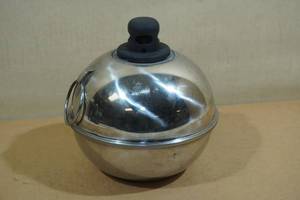 Antique Chromed Smudge Pot