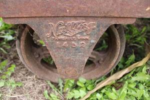 lot 88 image: Antique Nutting Brand Dock Cart,  5-foot X 3-foot