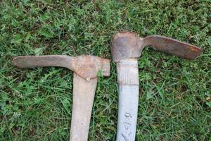 lot 123 image: Pair of Vintage Grub Hoes