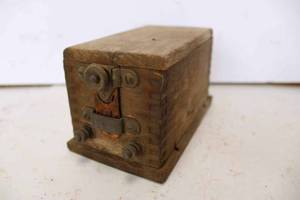 lot 134 image: Pair of high tension buzz coils, one has a New York Coil Co tag