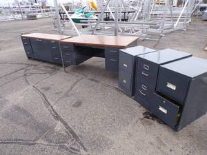 lot 110 image: Office Furniture and File Cabinets