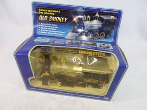 lot 106 image: Vintage Old Smokey Unopened Train in Box