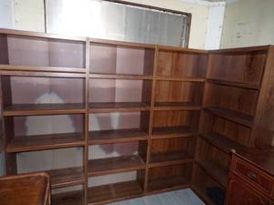 lot 124 image: Lot of 4 Bookshelves