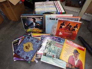 lot 53 image: Large Lot of Vintage Records