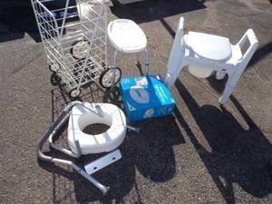 lot 131 image: Commode Shower Seat and More