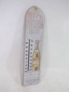 lot 157 image: RARE Regal Supreme Beer Sign Duluth Minn Peoples Brewing CO.