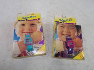 lot 204 image: 2 Vintage Fisher Price Unopened Time Jammer Watches