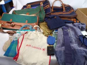 lot 236 image: Large Lot of Vintage Suitcases and Bags
