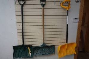 lot 158 image: Three Snow Shovels