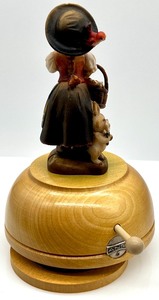 lot 137 image: REUGE ANRI Swiss Musical Movement Musical Figure Playing Edelweiss # 82931