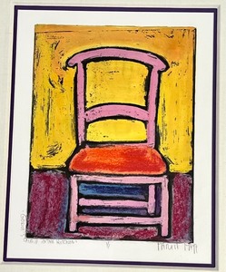 lot 238 image: Artist Signed 3 of 3 in GODOT SERIES GODOTS CHAIR IN THE KITCHEN Artwork by MARIA MAYR