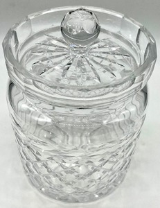 lot 244 image: MARQUIS by WATERFORD CRYSTAL Biscuit Jar with Lid