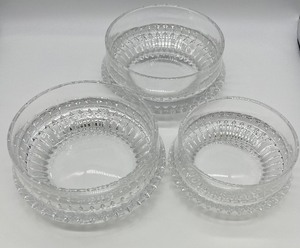 lot 329 image: 3 GORHAM Crystal Bowls - Heavy