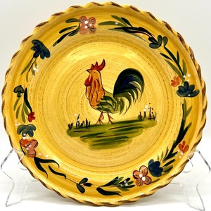 lot 269 image: Set of 4 Rooster Plates by HOME