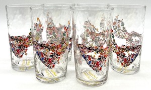 lot 288 image: ANTHROPOLOGY Juice Glasses by KIANA MOSLEY & DEBBIE WOLK Bowl