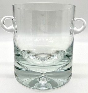 lot 289 image: KROSNO Made in Poland Heavy Glass Wine Bucket & Glass Vase