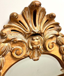 lot 107 image: Large Wooden Carved Mirror
