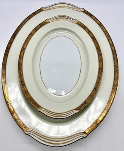 lot 117 image: Large Set NORITAKE Japan GOLDKIN #5675 Dinner Service for 10 China with Packaging