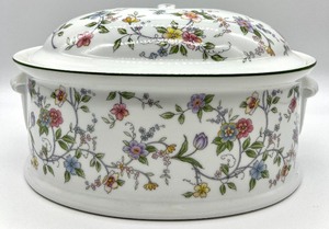 lot 312 image: CORONA BY ANDREA SADEK Bowl and Numbered #8310 Covered Casserole Dish
