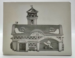 lot 51 image: DEPARTMENT 56 SNOW VILLAGE Airport In Box
