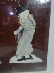 lot 86 image: Dept 56 A Christmas Carol Ornaments Cold Cast Porcelain Hand Painted