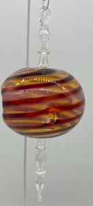 lot 85 image: Handmade Studio Tiered Christmas ORNAMENT Made by Jeff McKinley