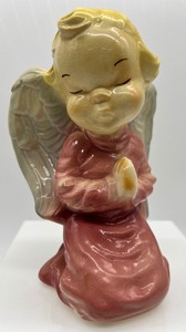 lot 366 image: ROYAL COPLEY - Angel Planter Wall Pocket