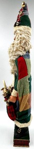 lot 97 image: Mixed Lot of Vintage Ornaments & SANTA COLLECTION Hand Painted, Hand Crafted Santa Figure with Box