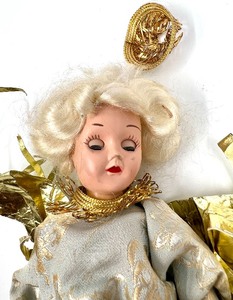 lot 98 image: Vintage Circa 1950s Angel Christmas Tree Topper