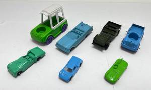 lot 46 image: Misc. Vintage Metal Tootsie Toy Cars (Some With Original Price Stamps)