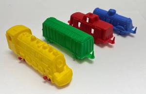 lot 119 image: 1960s Small Plastic Dime Store Train