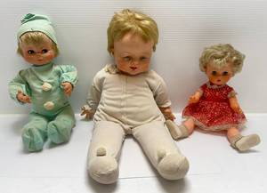 lot 151 image: Three Misc. Vintage Dolls
